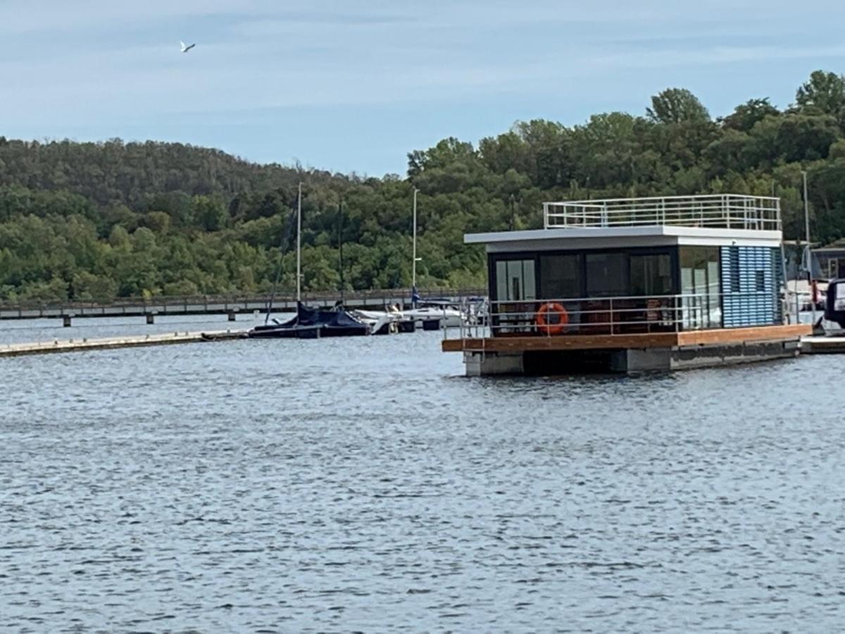 Hausboote Marina Braunsbedra Villa Buitenkant foto
